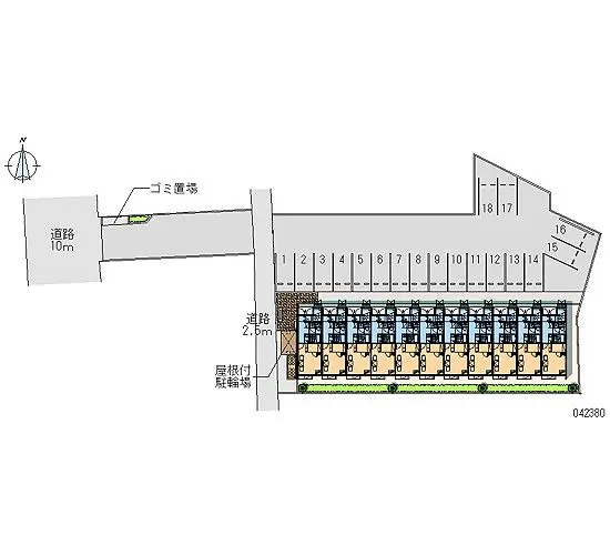 ★手数料０円★あま市篠田 月極駐車場